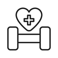 Fototapeta premium Healthy Habits Icon