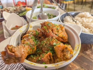 Carri  poulet, &Icirc;le de la R&eacute;union 