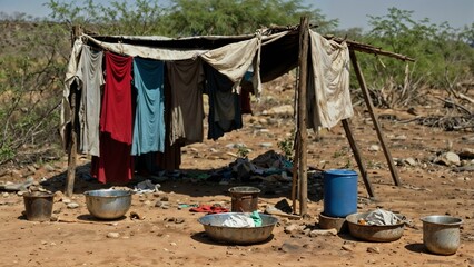 indian Poor Tent House