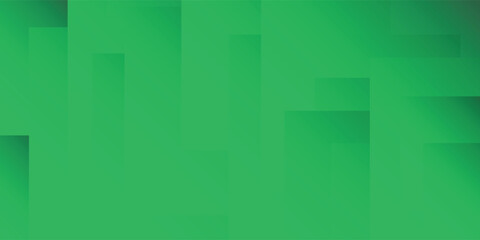Fototapeta premium Abstract green geometric background with layered rectangular shapes and smooth tones