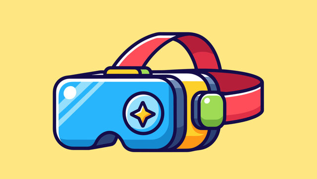 Virtual Reality Headset Device for Immersive Gaming and Entertainment.