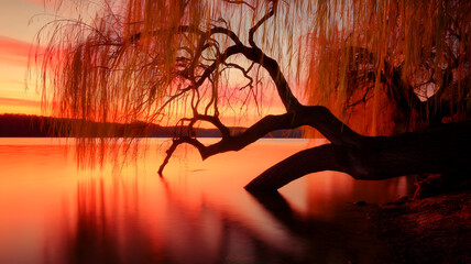 Ethereal Aerial Landscape of Crystalline Peaks in a Dark Desert Twilight