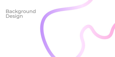 Obraz premium Modern Abstract Gradient Color Waves with Flowing Ribbon Shapes