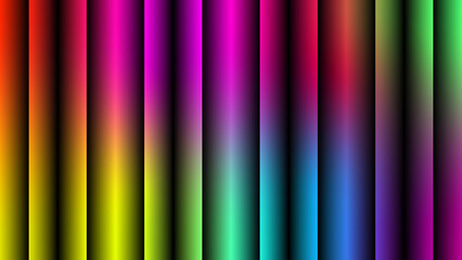 Vibrant abstract background featuring a full spectrum rainbow gradient with vertical, subtly embossed stripes.
