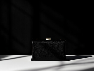 black leather wallet