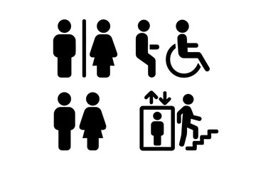 Restroom and Accessibility toilet bathroom