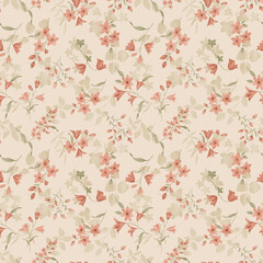seamless pattern with flowers