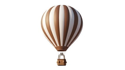 Fototapeta premium Hot air balloon isolated on transparent background