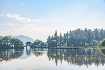 West Lake Cultural Landscape of Hangzhou, UNESCO World Heritage Site, Zhejiang Province, China