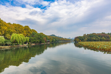 West Lake Cultural Landscape of Hangzhou, UNESCO World Heritage Site, Zhejiang Province, China