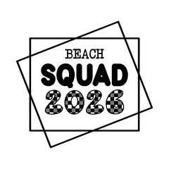 Beach Squad 2026 SVG