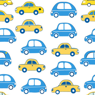 Colorful car pattern