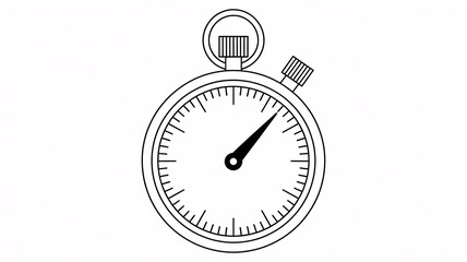 Modern stopwatch with precise timing for sports and business applications