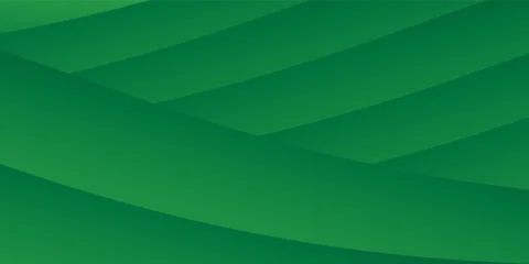 Ingelijste posters Groen Abstract landscape green hills valley vector illustration background  © Areya