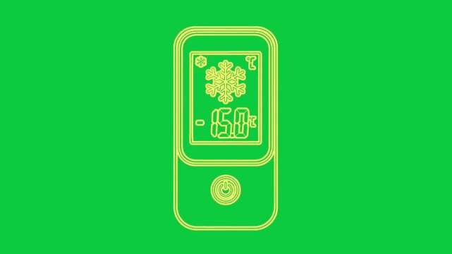 Digital Thermometer Showing Sub-Zero Freezing Temperature