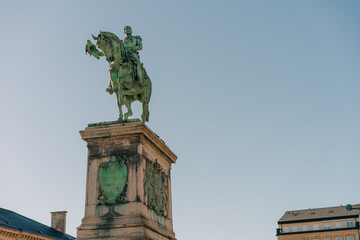 Obraz premium Luxembourg City, Luxembourg - Sep. 19, 2025 Place Guillaume II