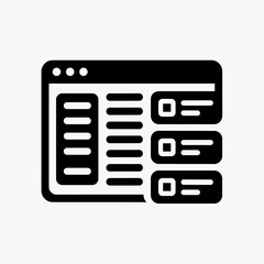 A web browser interface displaying structured data and content blocks.