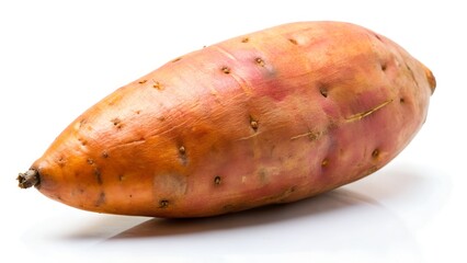 sweet potato whole close up with copy space