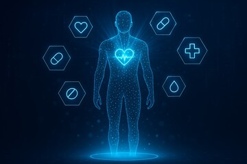 Innovative health science research with holographic genetic coding and circuit patterns.