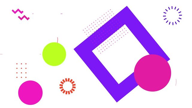 4K Colorful Geometrical Abstract Animated Video | 4K geometric abstract animation | colorful polygon shapes | dynamic motion design | seamless looping | vibrant digital background
