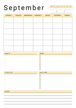 Minimalist Monthly Planner  (4)