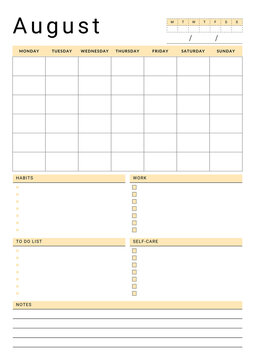Minimalist Monthly Planner  (3)