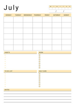 Minimalist Monthly Planner  (2)