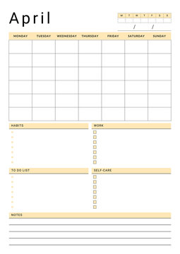 Minimalist Monthly Planner  (4)