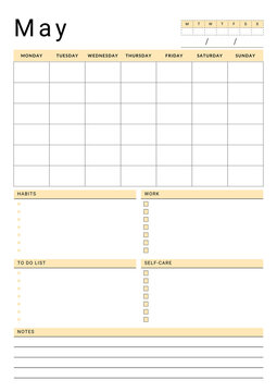 Minimalist Monthly Planner  (5)