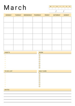 Minimalist Monthly Planner  (3)