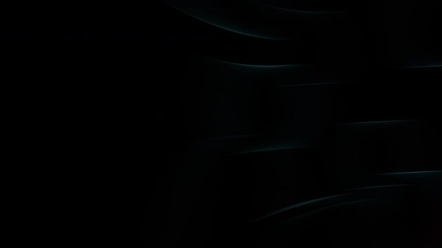 Dark, blurry light streaks on black background. Suitable for abstract designs, technology concepts, and futuristic themes in design projects.