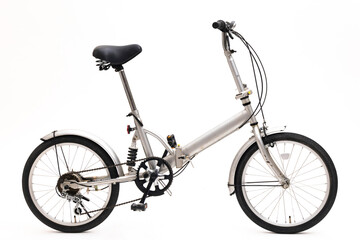 古い折りたたみ式自転車