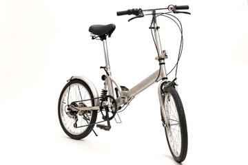 古い折りたたみ式自転車