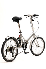 古い折りたたみ式自転車