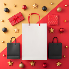 black friday sale inscription design template