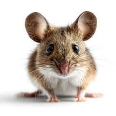 A cute brown field mouse