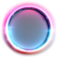 Glowing circle with flare