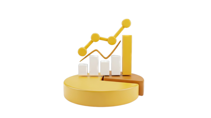 3D Financial Data Visualization with Charts and Graphs