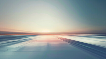 abstract corporate background with horizon depth effect, layered perspective, modern business look, soft gradients, clean professional composition