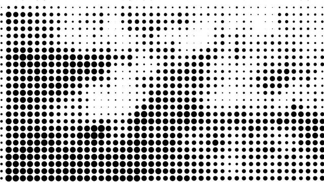 Dotted Halftone Stop Motion Animation Background with Moving Dot Pattern and Retro Print Texture, Vintage Comic Style Abstract Loop for Graphic Design, Posters, and Motion Graphics