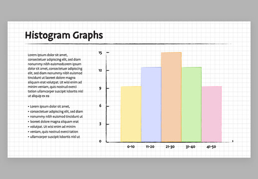 Histogram Infographic with Cute Education Style for School Teachers