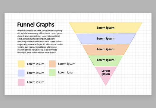 Funnel Infographic Chart with Cute Education Style for School Teachers