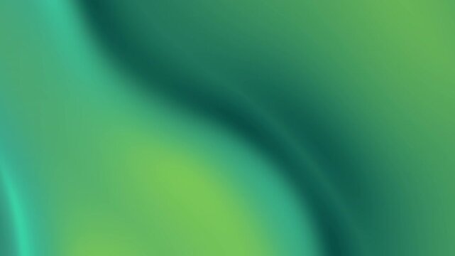 Background of abstract flowing gradient in shades of green. Suitable for backgrounds, presentations, web design, and creative projects.