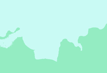 Obraz premium Soothing Abstract Watercolor Art in Shades of Soft Green and Light Blue with Flowing Organic Shapes and Gentle Gradients