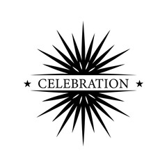 Starburst Fireworks Icon for Events and Parties.