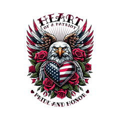 american eagle skull