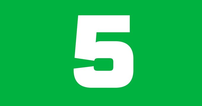 Countdown from ten to one
