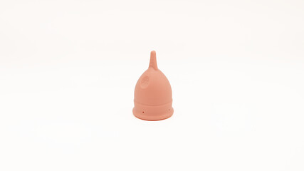 Isolated Menstrual Cup on White Background