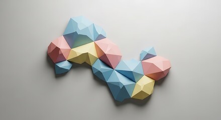 colorful origami paper