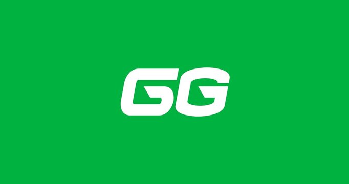 Animation of 6g text in white letters with multi coloured shadow on black background